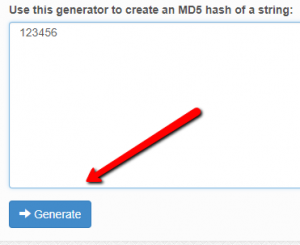 יצירת md5